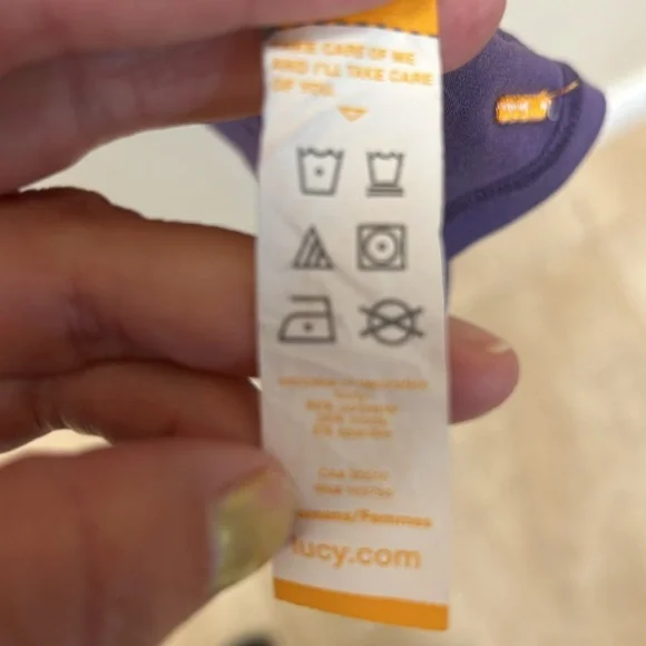 💜LUCY CALM HEART RACERBACK ACTIVE VEST/WRAP-PURPLE-POCKETS-S💜 - Picture 8 of 10